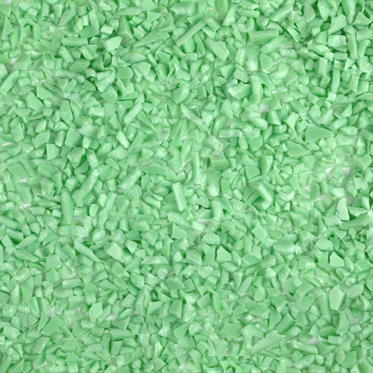 F5 2222 Pastel Green Opal COARSE 96 COE Frit 8.5 oz Jar- 