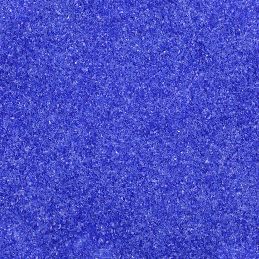 F2 2306 96 Dark Blue Opal FINE Frit 8.5 oz Jar 96 COE- 