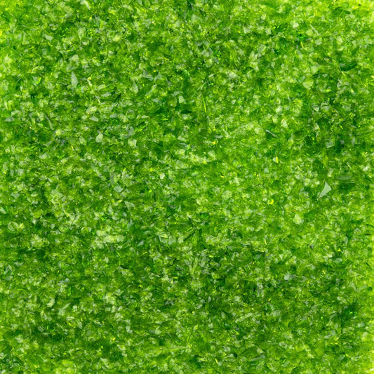 F3 5262 Moss Green Transparent MEDIUM 96 COE Frit 8.5 oz Jar- 