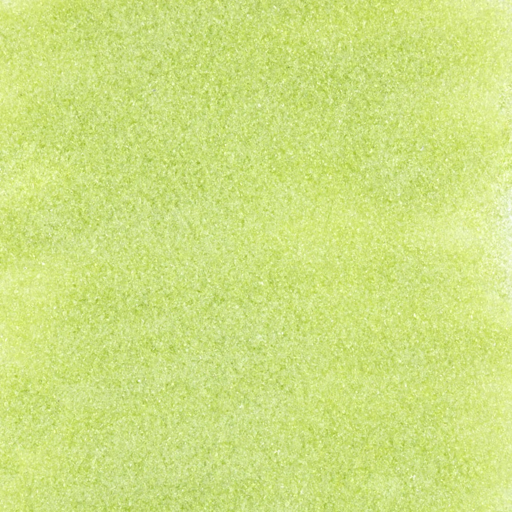 F2 7312 96 Lime Transparent FINE Frit 8.5 oz Jar 96 COE- 
