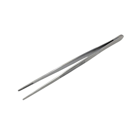 6" Blunt Serrated Tweezers Stainless Steel Lampworking Hot Glass Supplies Tools- 
