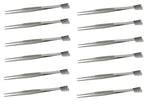 Classroom Pack 12 Frit Shovels and Tweezers Stainless Steel Scoop Glass Fusing Tools- 