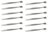 Classroom Pack 12 Frit Shovels and Tweezers Stainless Steel Scoop Glass Fusing Tools- 