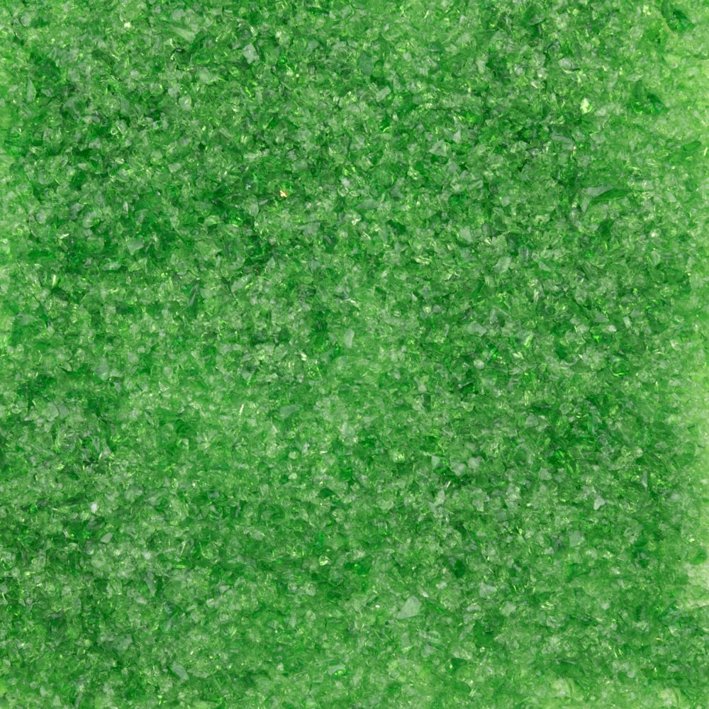 F3 121 Light Green Transparent MEDIUM 96 COE Frit 8.5 oz Jar- 