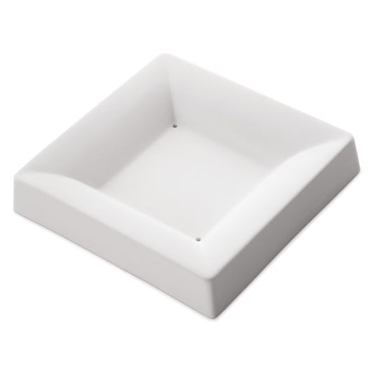 Glass Slumping BULLSEYE SQUARE PLATE  5.3 x 5.3 x 1 in Fusing Mold Great for SMALLER KILNS- 