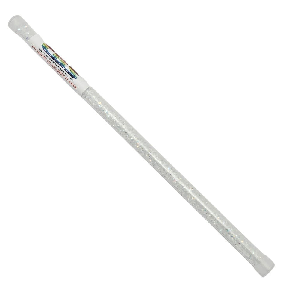 Fine Dichroic GLASS FRIT FLAKES System 90 COE CBS Rainbow Clear Sandberg- 