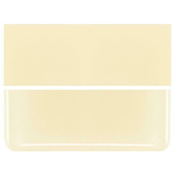 0137 French Vanilla Opalescent Bullseye 90 COE Glass Sheet 10x10" 90COE Fusible- 