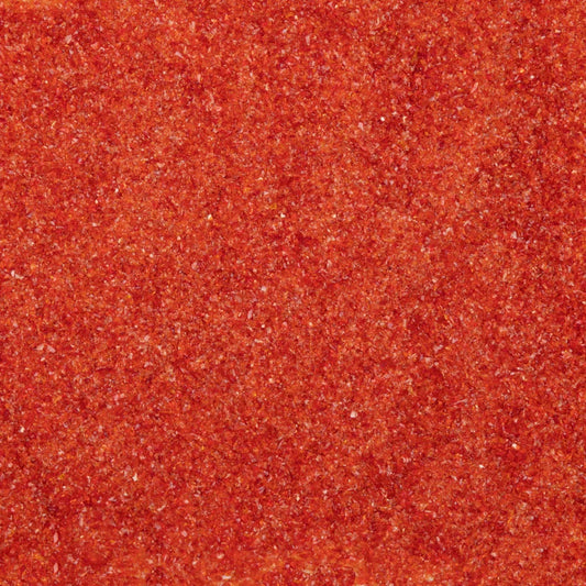 F2 151 96 Cherry Transparent FINE Frit 8.5 oz Jar 96 COE- 