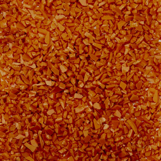 F5 2152 96 Terra Cotta Opal COARSE 96 COE Frit 8.5 oz Jar- 