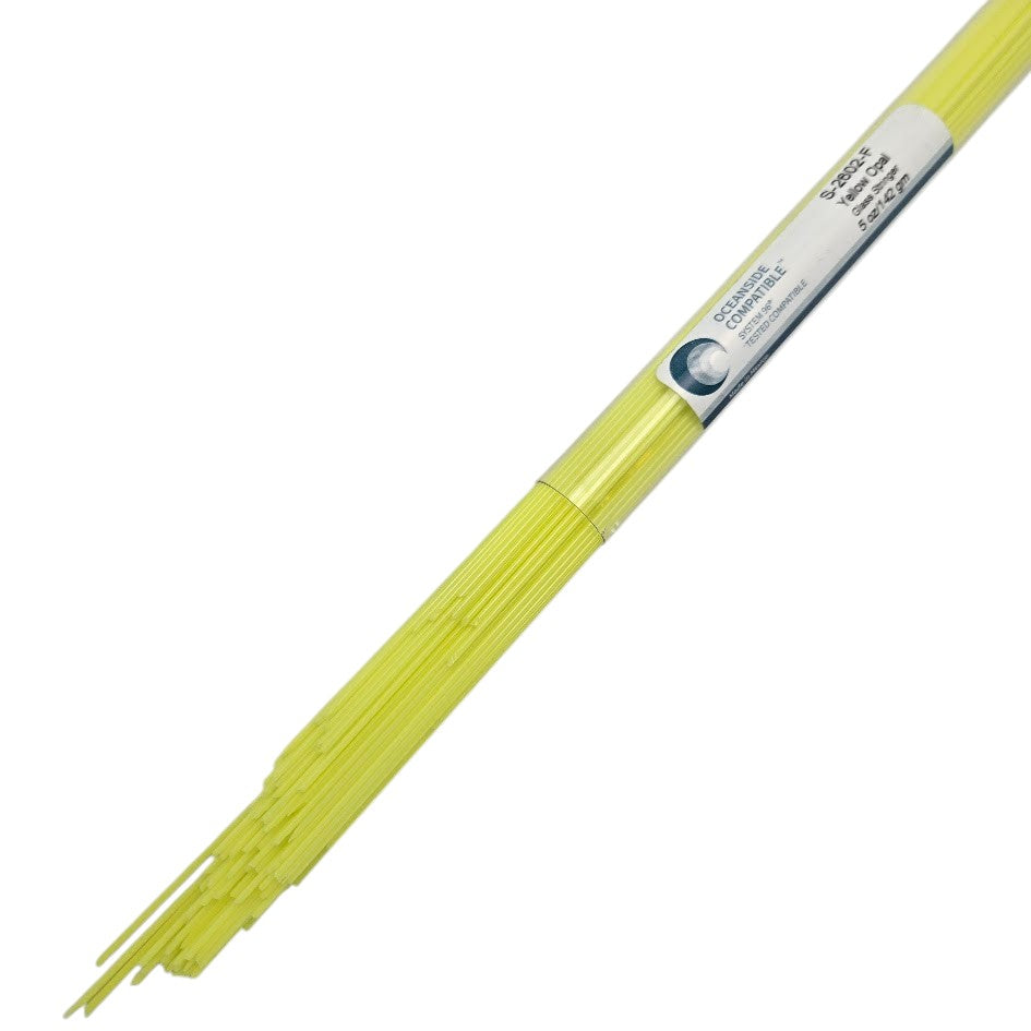 2602 Yellow Opal Stringers System 96 COE Full 5 oz Tube Fusing Supplies- 
