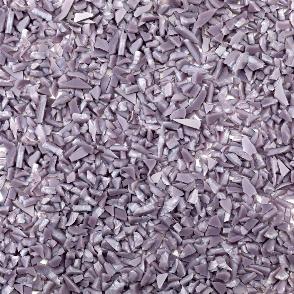 F5 2404 96 Lilac Opal COARSE 96 COE Frit 8.5 oz Jar- 