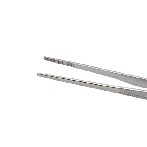 6" Blunt Serrated Tweezers Stainless Steel Lampworking Hot Glass Supplies Tools- 
