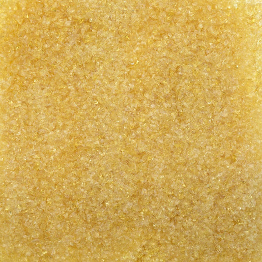 F3 1102 96 Pale Amber Transparent MEDIUM 96 COE Frit 8.5 oz Jar- 