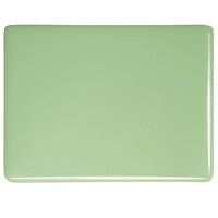 0112 Mint Green Opal Bullseye 90 COE Glass Sheet 10x10" 90COE- 