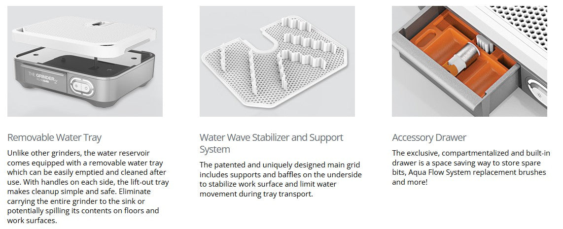 The Grinder 2 For Stained Glass Compact Customizable Powerful Space Saver- 