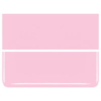 0421 Petal Pink Opalescent Bullseye 90 COE Glass Sheet 10x10" 90COE Fusible- 