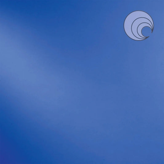 230.72 Medium Blue Opal 6 x 6 Inch Oceanside Compatible 96 COE Sheet Glass- 