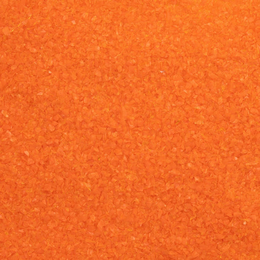 F3 2702 Orange Opal MEDIUM 96 COE Frit 8.5 oz Jar- 