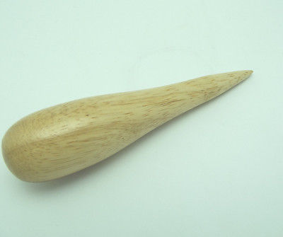 WOODEN FID Burnisher Foiler STAINED GLASS Tools  Origami Supplies Smooths Foil- 