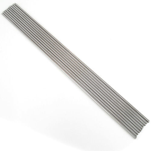 Set of 12 Bead Mandrels Stainless Steel Twelve 3/32 inch Lampworking Medium Hole- 