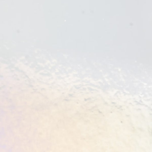 1101 Iridized Clear Rainbow Bullseye 90 COE Glass Sheet 10x10" 90COE Fusible- 