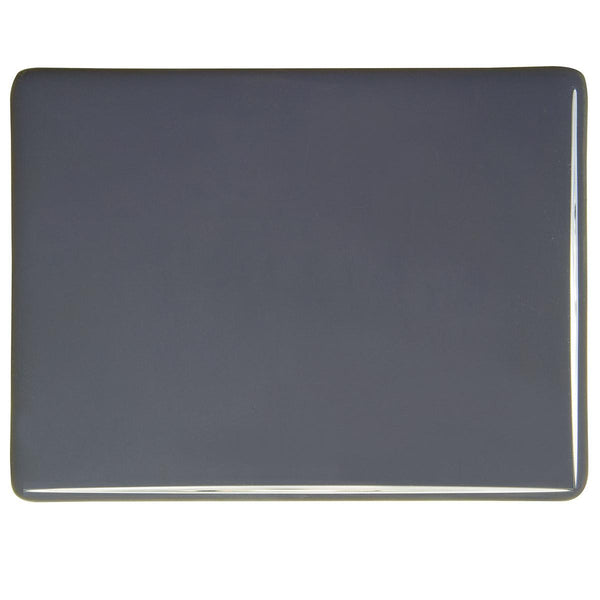 0236 Slate Gray Opalescent Bullseye 90 COE Glass Sheet 10x10" 90COE Fusible- 