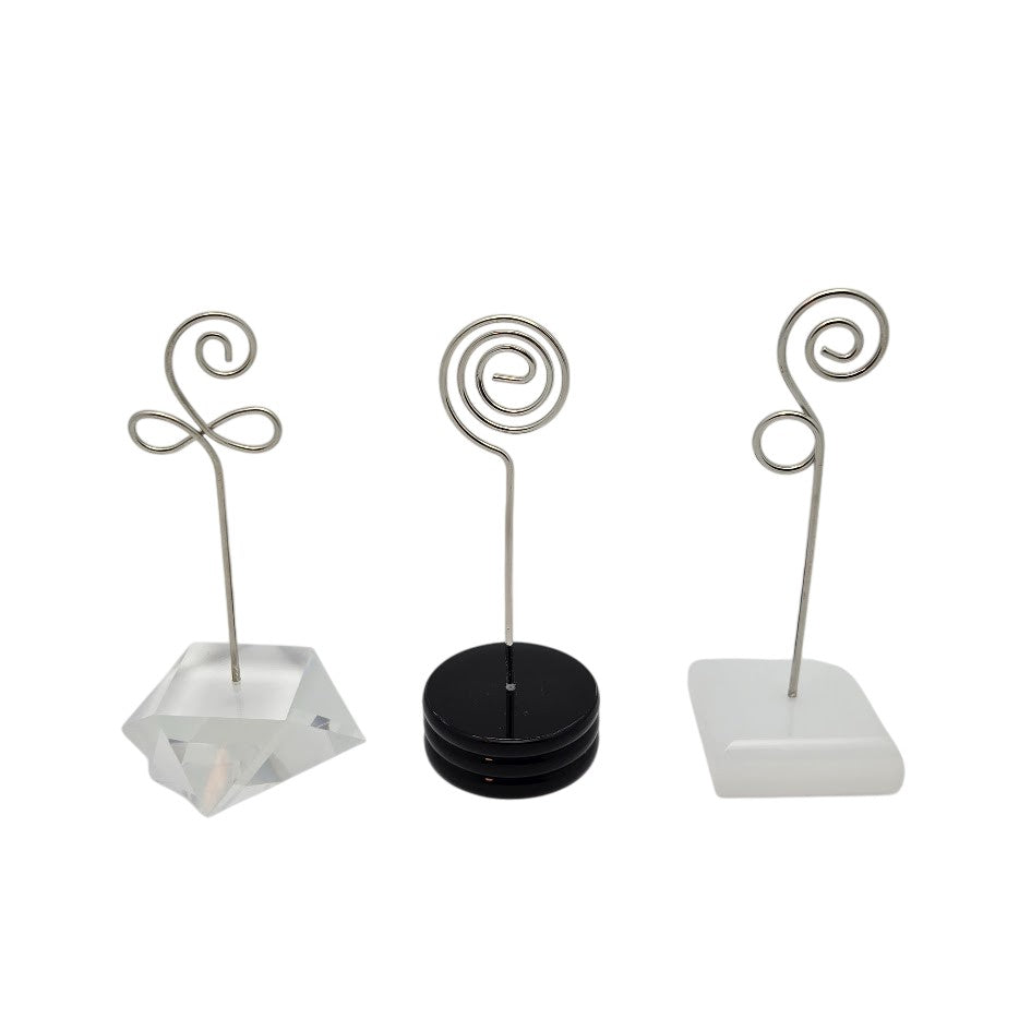 ADD A BEAD MEMO HOLDER Crystal Black White Beadsmith Beadable Finding Choice- 
