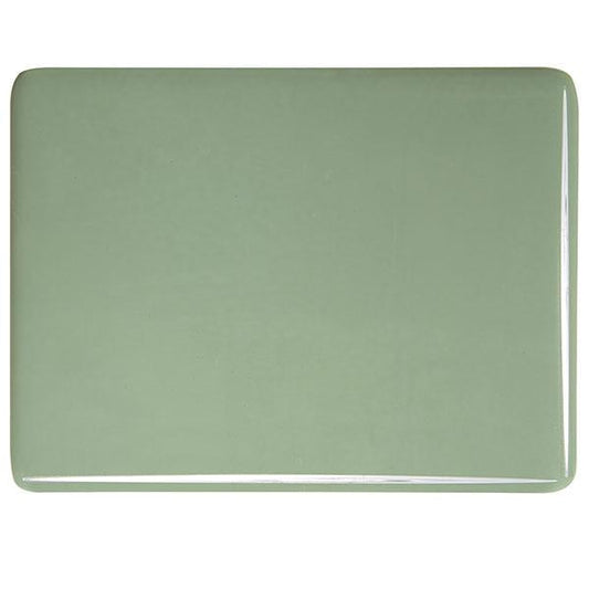 0207 Celadon Green Opalescent Bullseye 90 COE Glass Sheet 10x10" 90COE Fusible- 