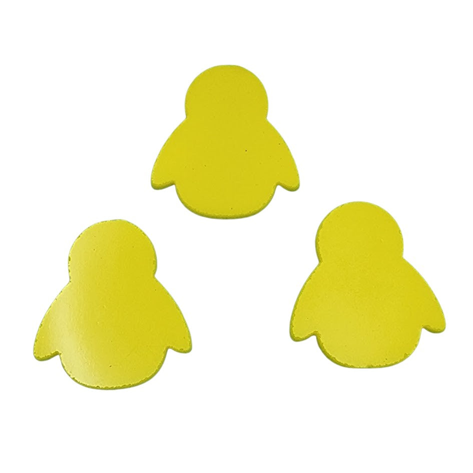 Easter Chicks THREE YELLOW 96 COE Precut Glass Fusing Shapes Supplies Cut-Outs- 
