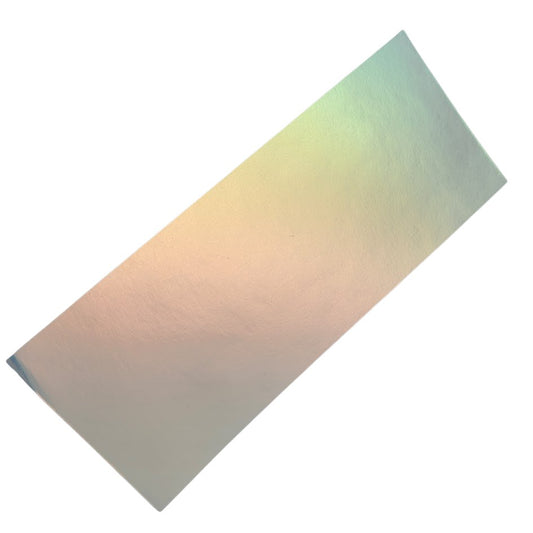 FULL SHEET DICRO SLIDE Dichroic Coated Paper RAINBOW 3.2 x 8" Works with any COE- 