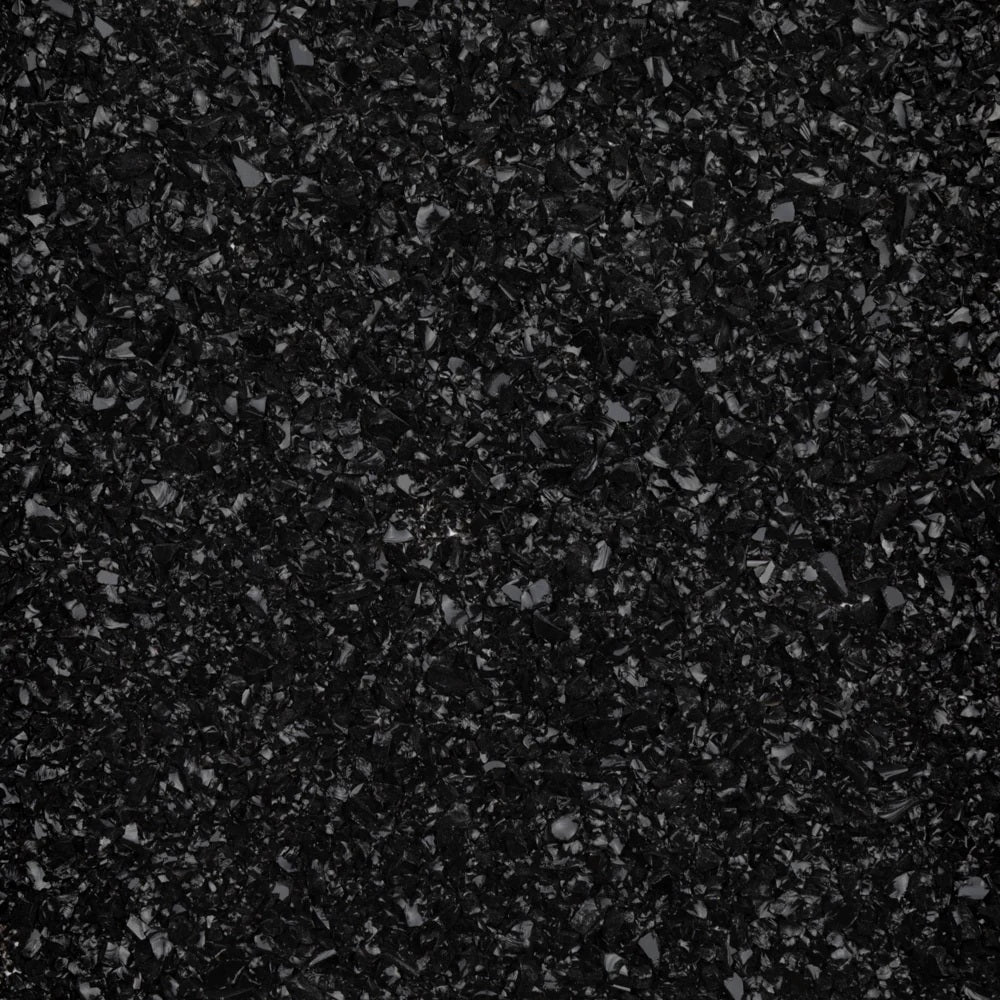 F3 56 96 Black Opal MEDIUM 96 COE Frit 8.5 oz Jar- 