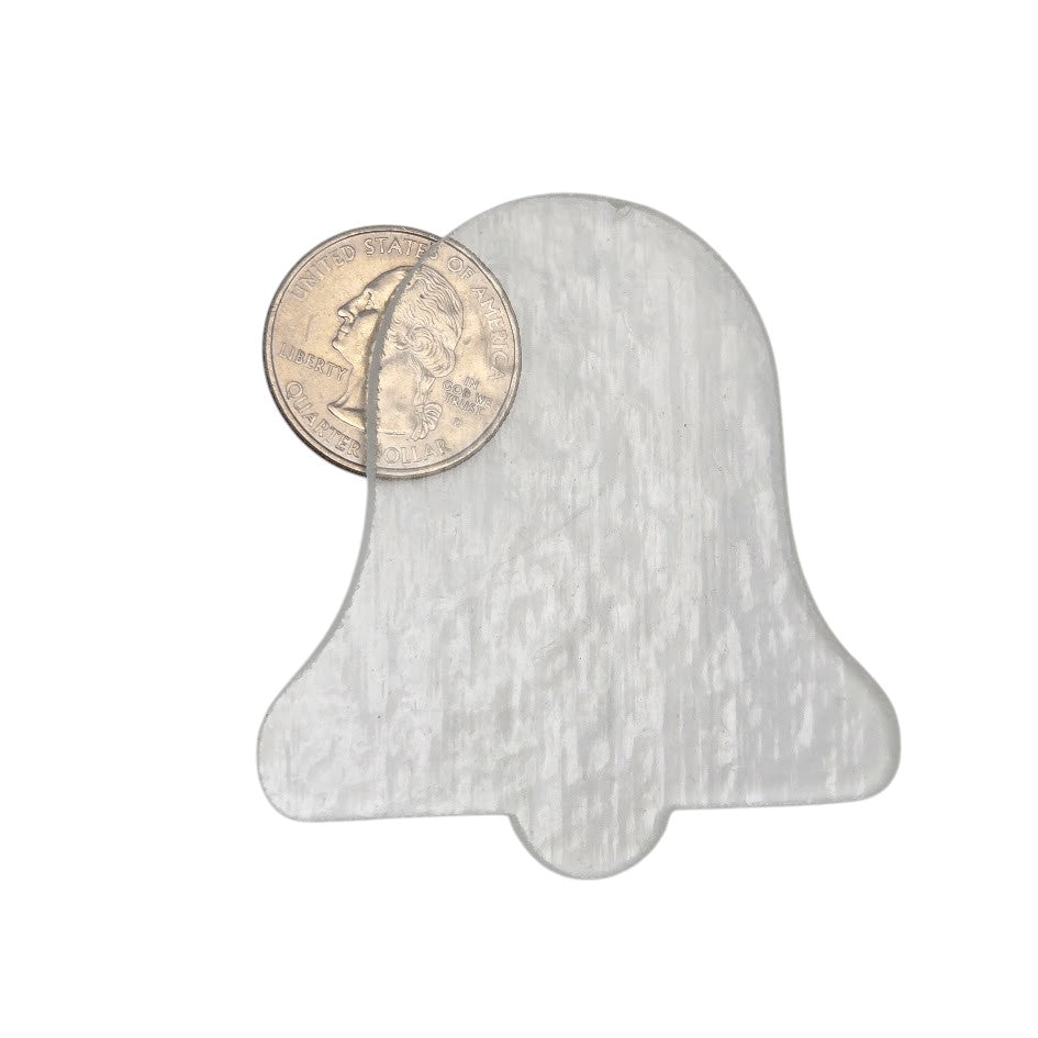 Three 90 COE Precut Glass Bell Ornament Blanks CLEAR Fusing Supplies 90COE- 