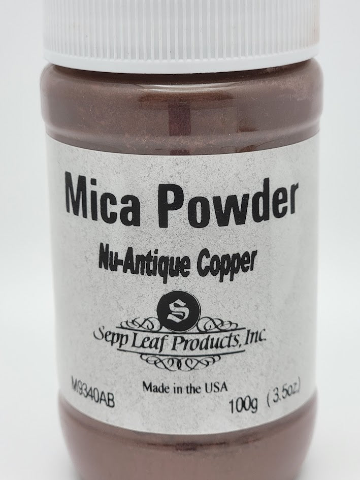Mica Powder Nu Antique Copper Fusing Flameworking 100gr 3.5 oz Pixi Dust- 