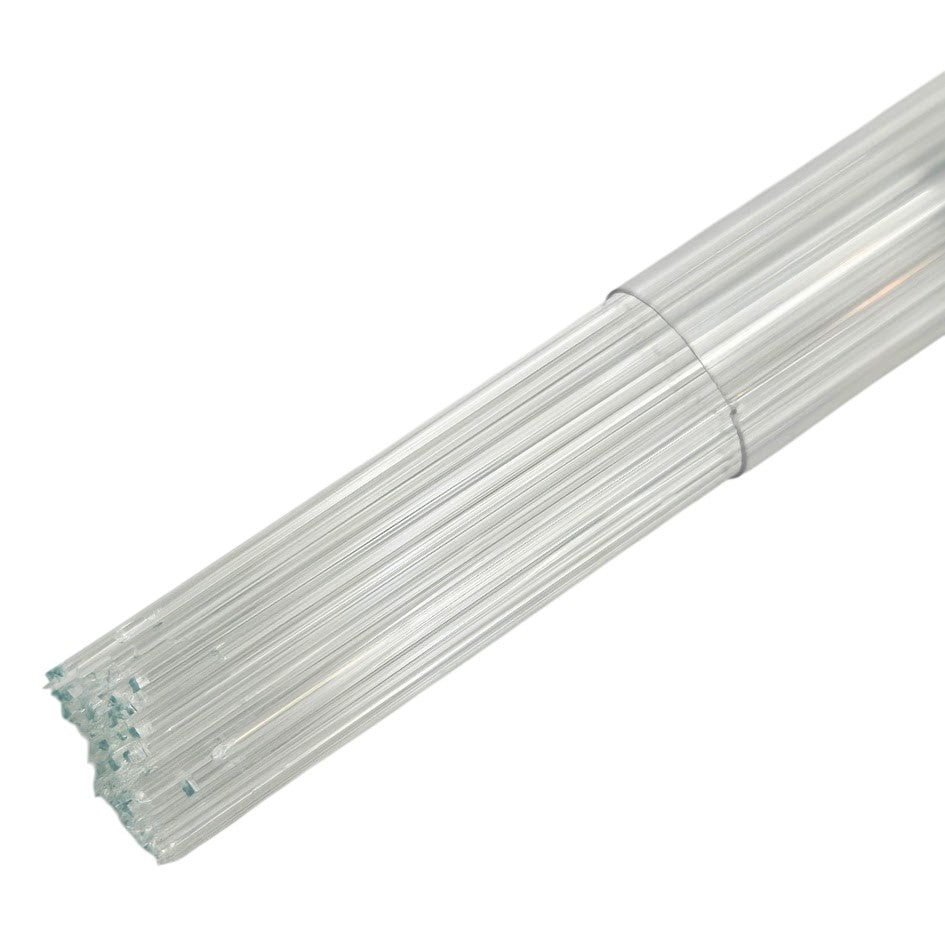 02 Icicle Clear Stringers Oceanside Compatible 96 COE 5 oz Tube Fusing Supplies- 