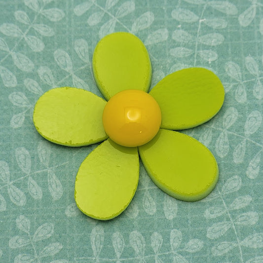 Sale! Lemongrass Opal 96 COE Five Petal Flower Glass Precuts for Fusing Supplies- 