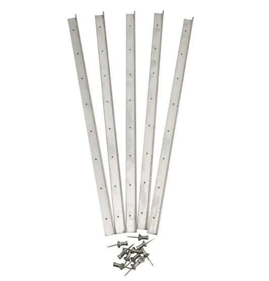 Five 12" L Blocks Morton Glassworks Layout Block System- 