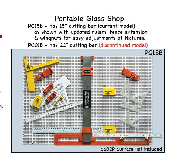 Morton Portable Glass Shop with 15" Cutting Bar Requires a Grid Not Included- 