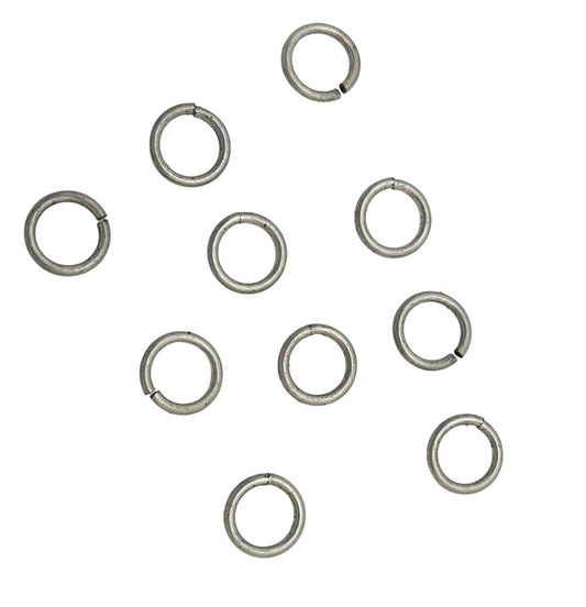 Curly Q - 3/8" Circles Package of Ten Design Elements Wire Shapes Hangers- 