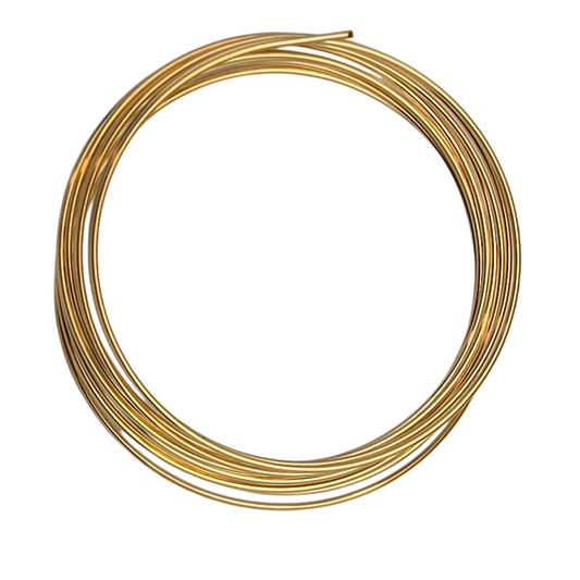21ga Dead Soft Round 12Kt Gold-Filled Five Feet Wrapping Wire Made in the US- 
