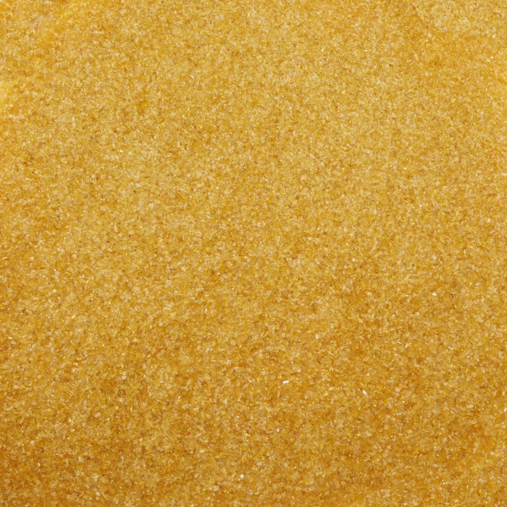 F2 1108 96 Medium Amber Transparent FINE Frit 8.5 oz Jar 96 COE- 