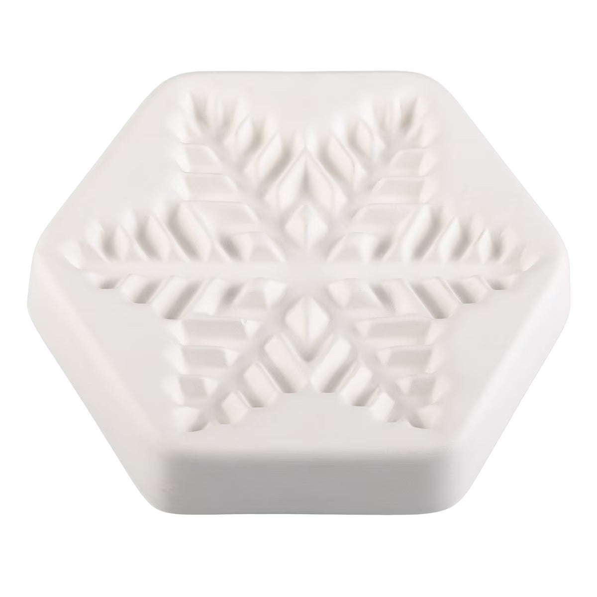 "December 2017" Colour de Verre SNOWFLAKE Ceramic Reusuable Fusing Mold Casting- 