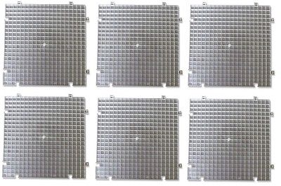 WAFFLE GRID SURFACE SIX PACK Use ALONE or/w  Cutter's Mate Stained Glass Supplies- 