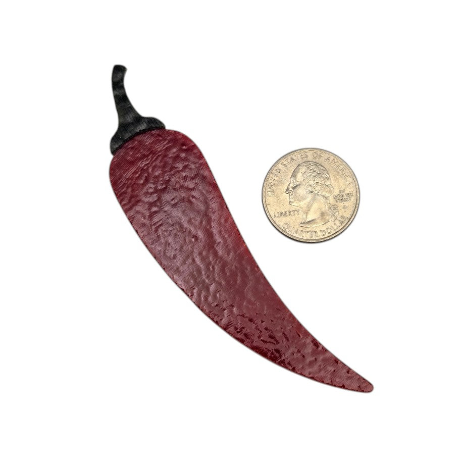 90 COE Glass Precut Red Chili Pepper Long Veggies Fusing Supplies 90COE- 