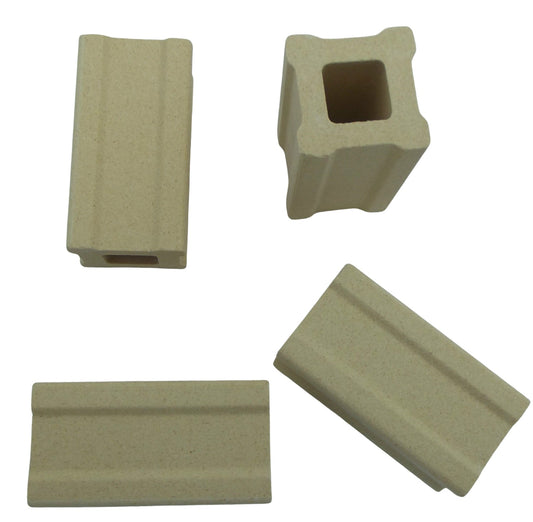 Set of FOUR Kiln Posts 2 by 1 inch Fusing Glass Furniture Slump Durable Reusable- 