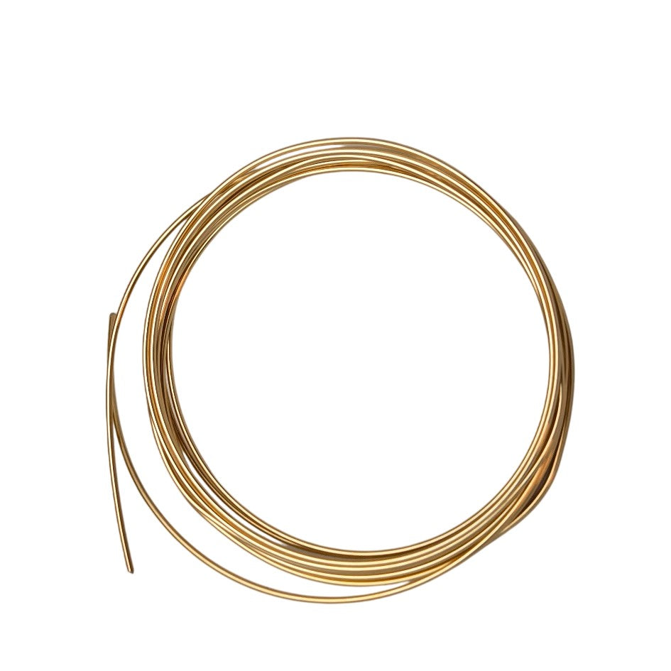 20ga Half Hard Round 12Kt Gold-Filled Five Feet Wrapping Wire Made in the US- 