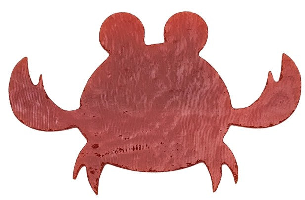 Small Red Crab Fish Glass Precut 90 COE Sea Life Series- 