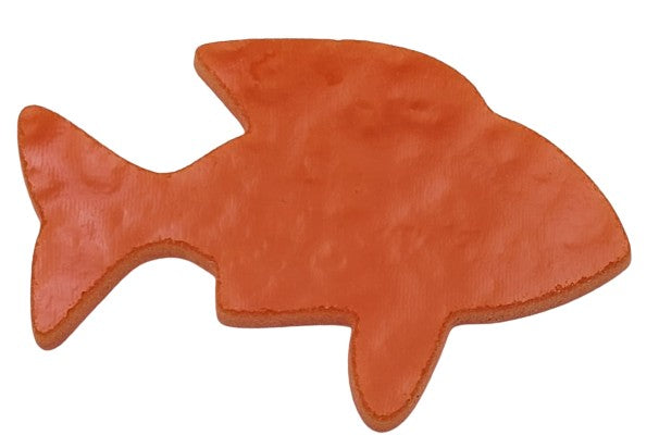 Orange Goldfish Fish Glass Precut 90 COE Sea Life Series- 