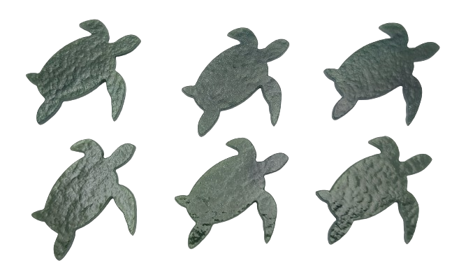 Sea Turtle Glass Precut 90 COE Sea Life Series- 