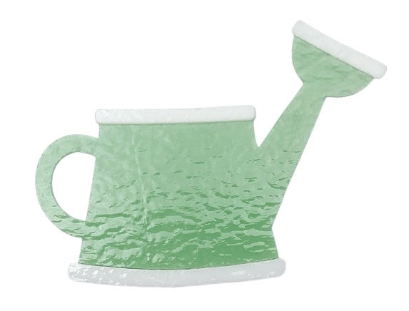 Green Watering Can 90 COE Precut Glass Cluster for Fusing- 