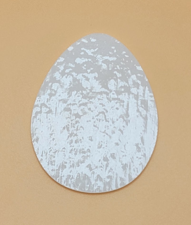 3" Eggs White Bullseye 1 or 10 Pieces 90 COE Precut Glass Shape Easter-Quantity One Piece